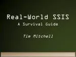 Real-World SSIS - slide 1