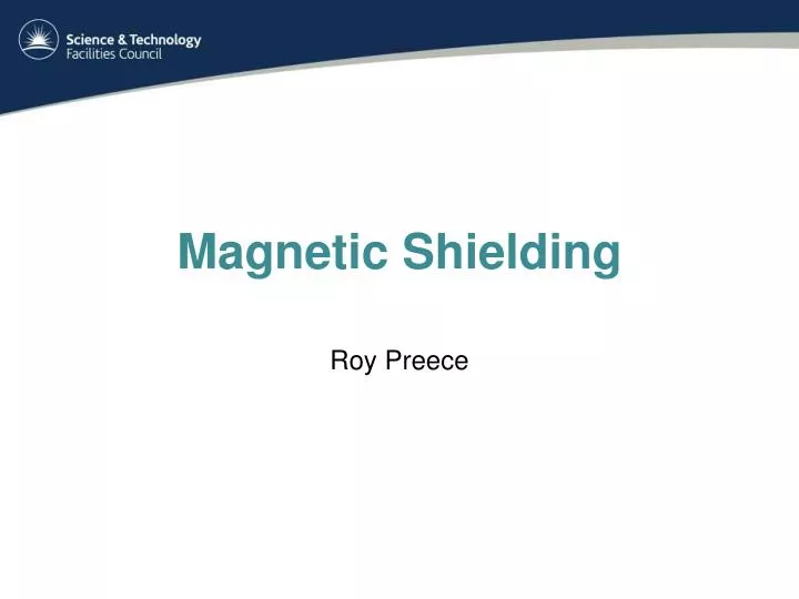 magnetic shielding