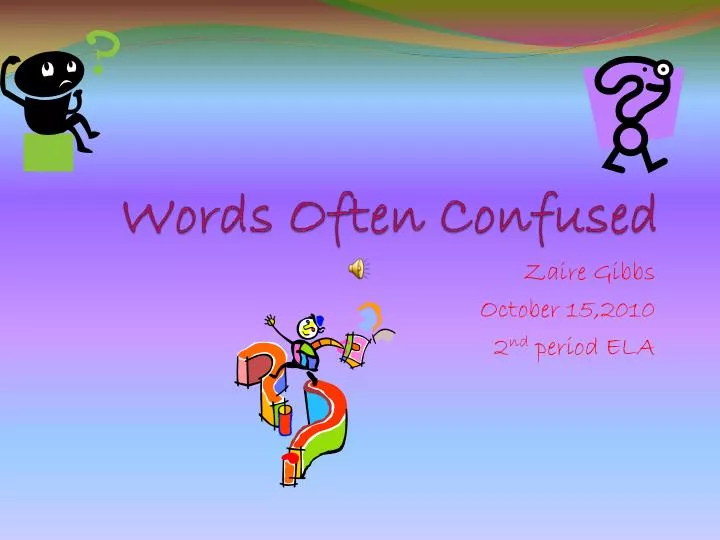 words often confused
