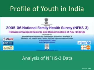 Profile of Youth in I ndia