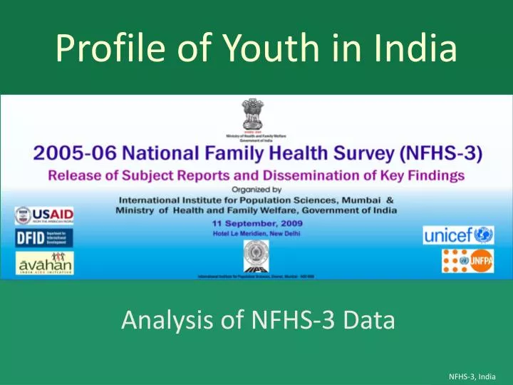 profile of youth in i ndia