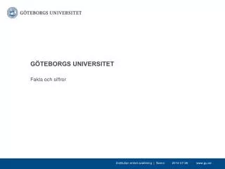 g teborgs universitet