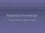 Essential Knowledge - slide 1