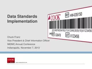 Data Standards Implementation