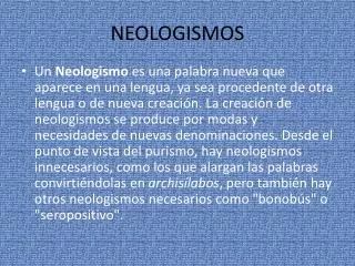 neologismos
