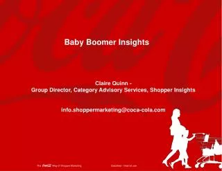Baby Boomer Insights