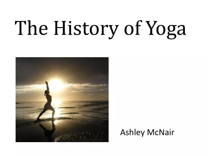 the history of yoga