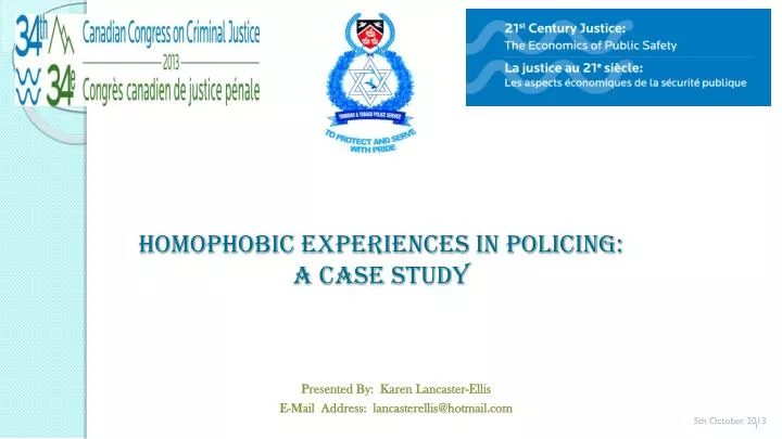 homophobic experiences in policing a case study