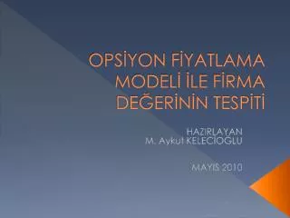 ops yon f yatlama model le f rma de er n n tesp t