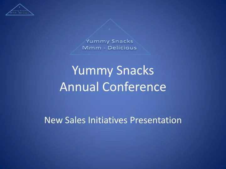 yummy snacks annual conference