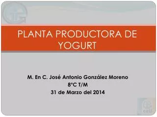 planta productora de yogurt