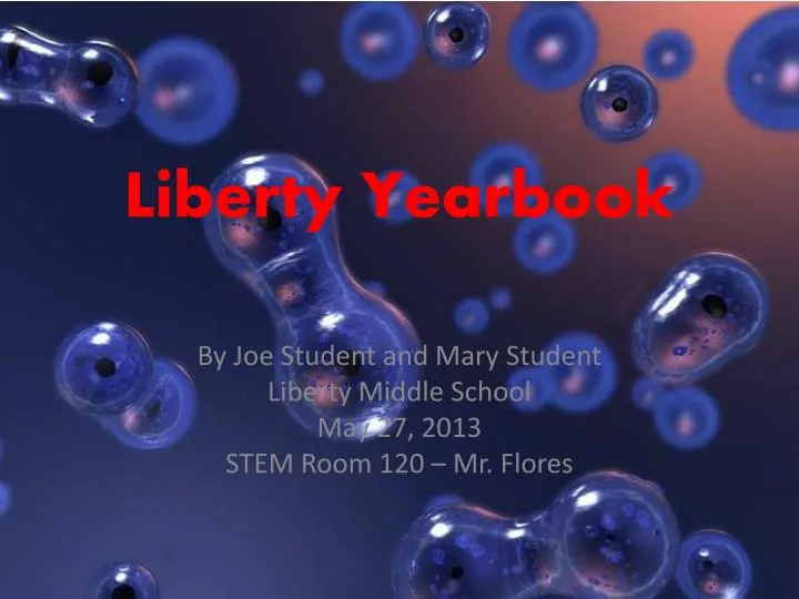 liberty yearbook