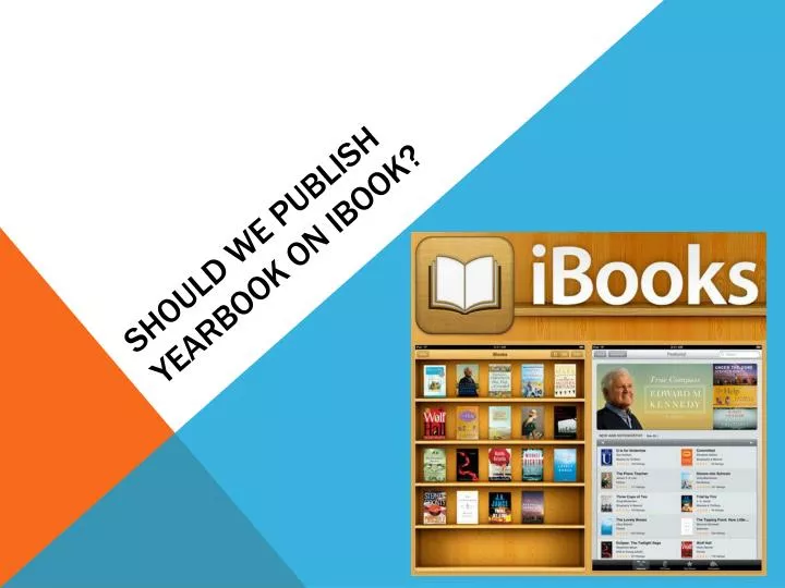 should we publish yearbook on ibook