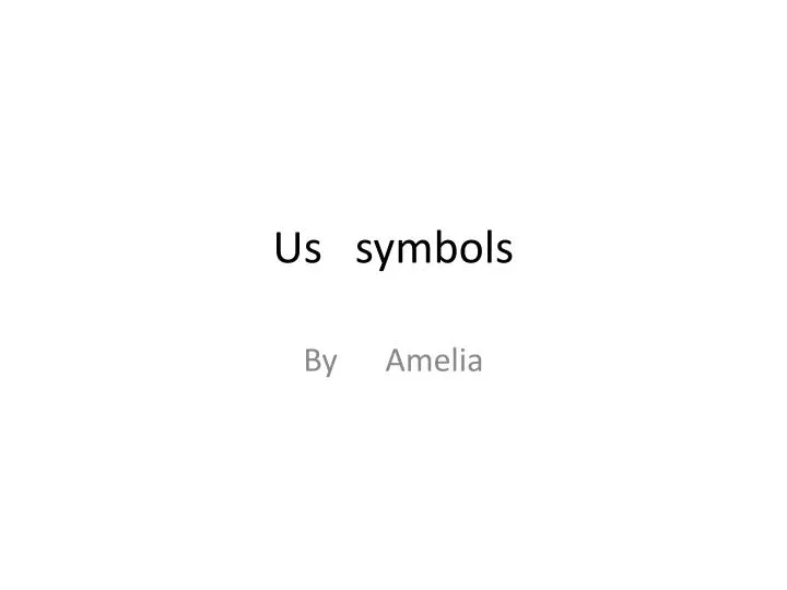 us symbols