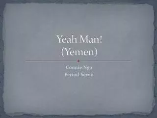 Yeah Man! (Yemen)