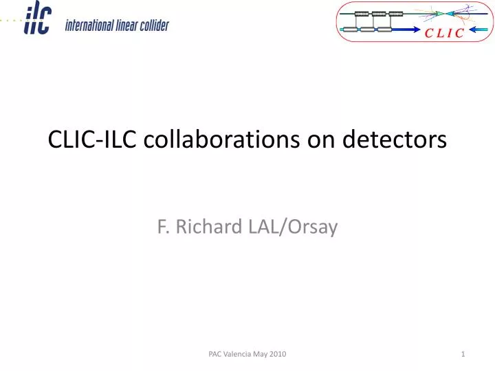 clic ilc collaborations on detectors