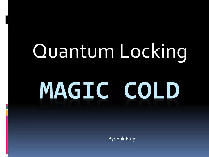 quantum locking