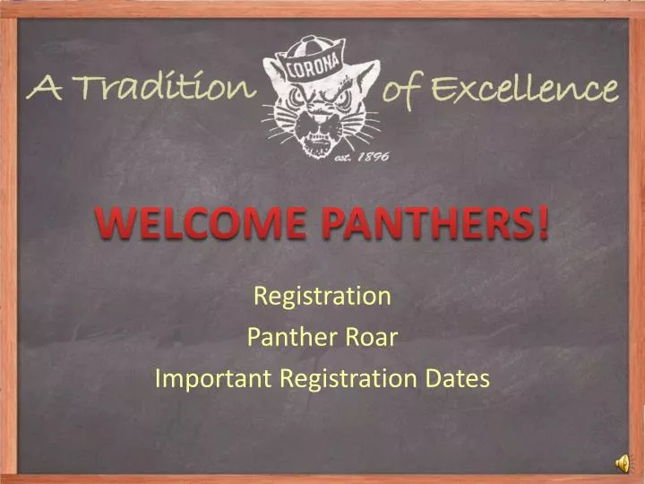 welcome panthers