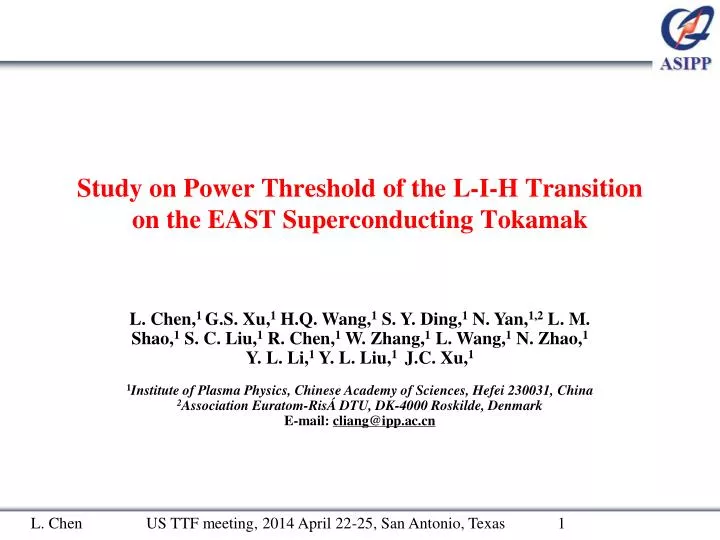 study on power threshold of the l i h transition on the east superconducting tokamak
