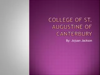 College of St. Augustine of Canterbury
