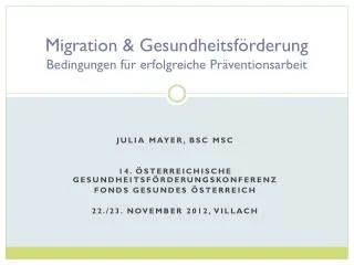 migration gesundheitsf rderung bedingungen f r erfolgreiche pr ventionsarbeit