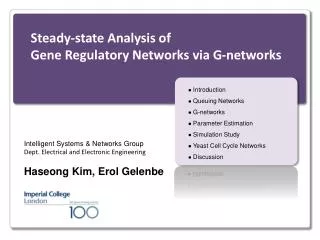 Steady-state Analysis of Gene Regulatory Networks via G-networks