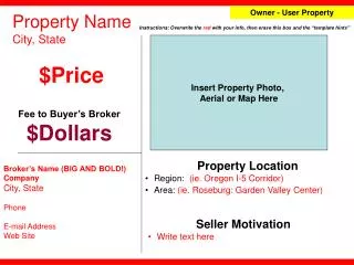 Property Name City, State