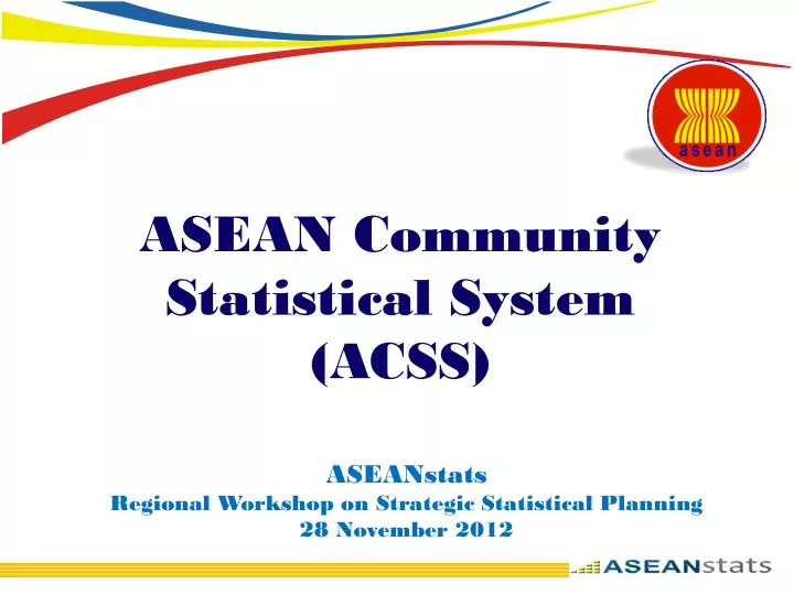asean community statistical system acss