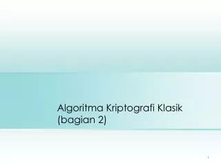 algoritma kriptografi klasik bagian 2