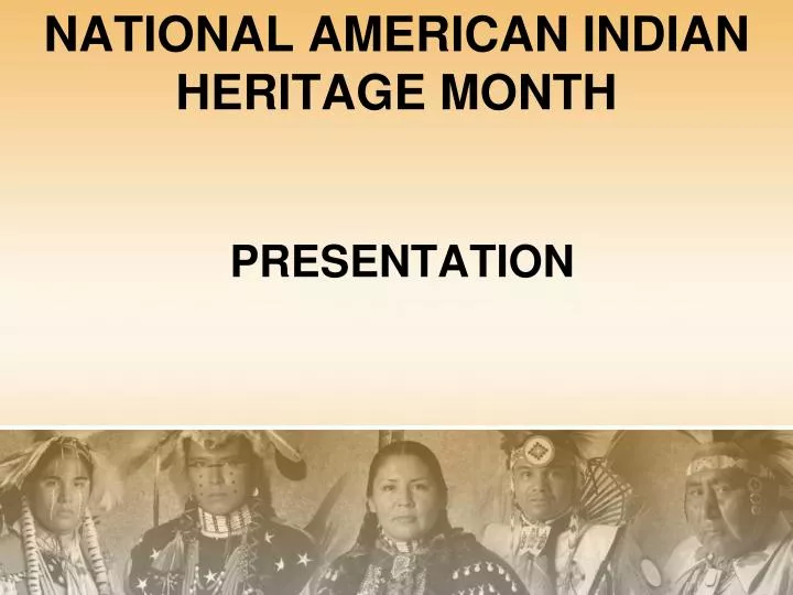 national american indian heritage month