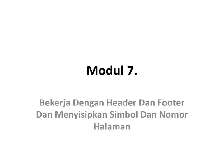 modul 7