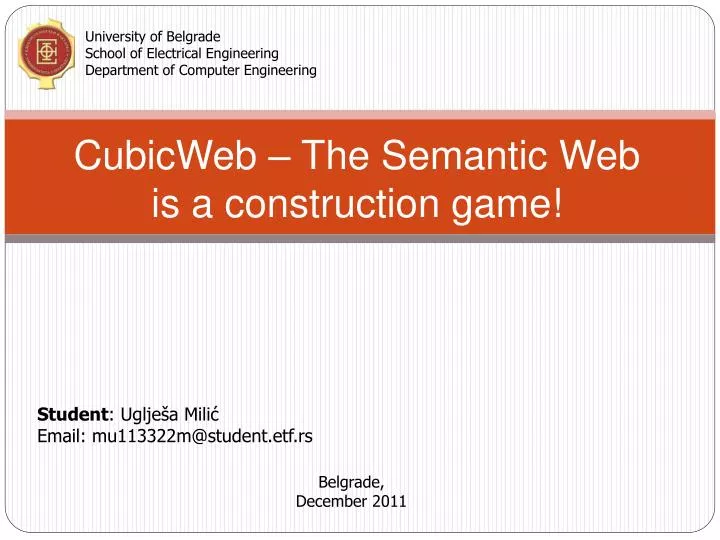cubicweb the semantic web is a construction game