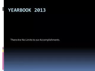 Yearbook 2013