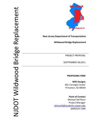 NJDOT Wildwood Bridge Replacement