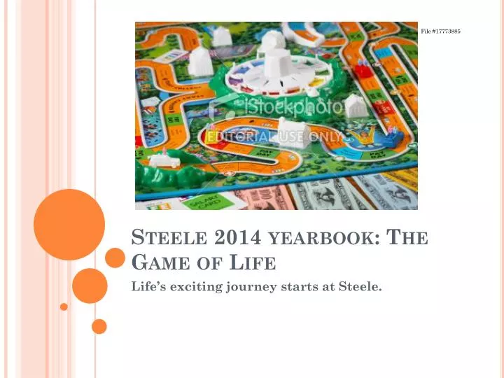 steele 2014 yearbook the game of life
