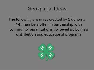 Geospatial Ideas