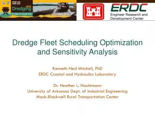 Dredge Fleet Scheduling Optimization and Sensitivity Analysis
