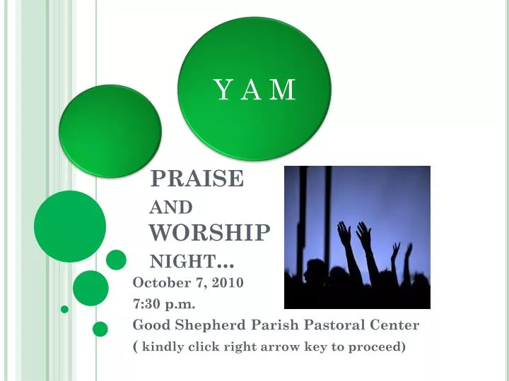 praise and worship night