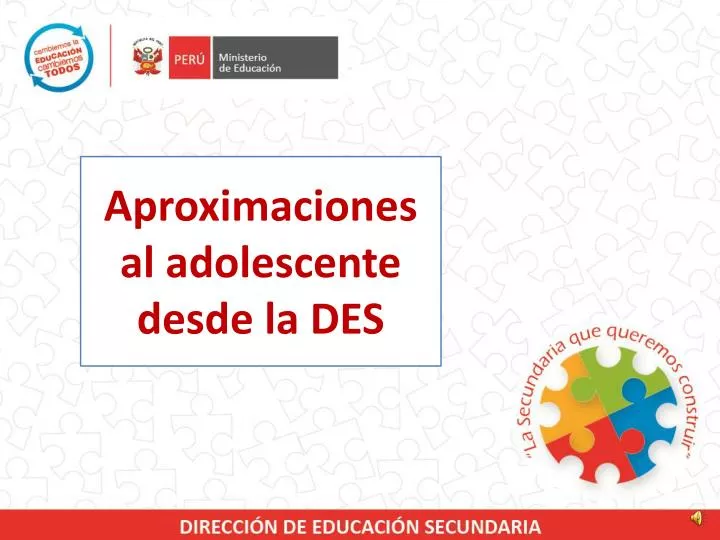 aproximaciones al adolescente desde la des