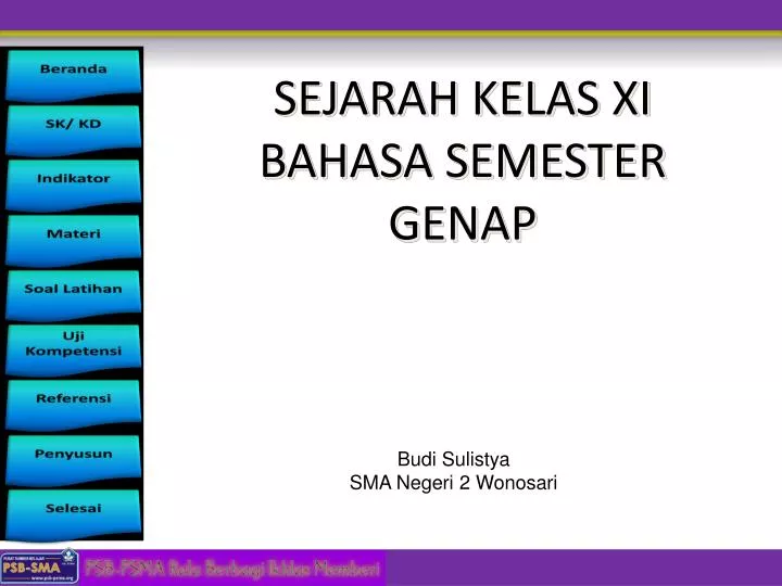 sejarah kelas xi bahasa semester genap