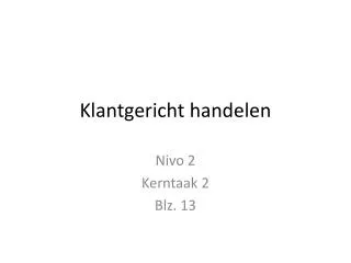 klantgericht handelen