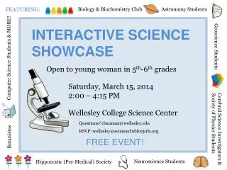 INTERACTIVE SCIENCE SHOWCASE