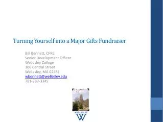 Turning Yourself into a Major Gifts Fundraiser