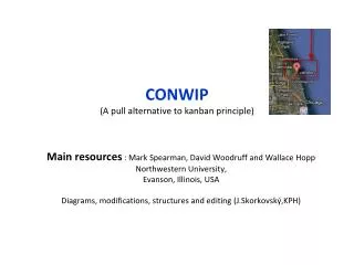 CONWIP (A pull alternative to kanban principle)