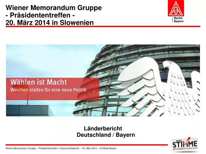 wiener memorandum gruppe pr sidententreffen 20 m rz 2014 in slowenien