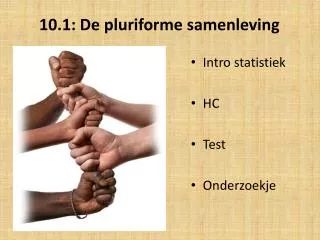 10 1 de pluriforme samenleving
