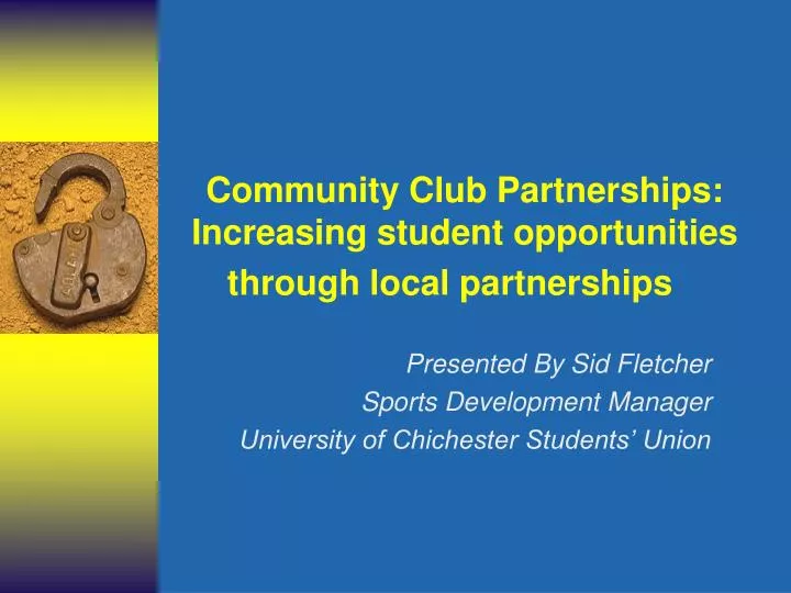 community club partnerships increasing student opportunities through local partnerships