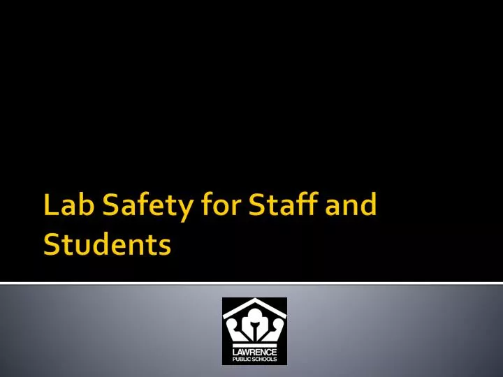 lab safety for staff and students