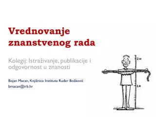 vrednovanje znanstvenog rada