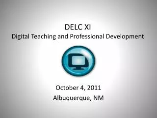 DELC XI Digital Teaching and Professional Development